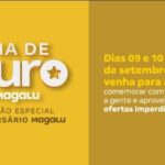 “Dia Ouro – Especial Aniversário”: Magalu na frente da Humanitarian de Piracicaba promove ofertas em até 24x