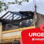 Brincadeira de crianças com fogos de artifício em Piracicaba provoca incêndio em sobrado