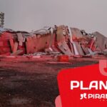 Empresa desabou durante a tempestade em Piracicaba