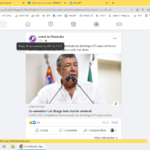 Falsa morte de Lair Braga foi publicada e continua no ar no Jornal de Piracicaba e em muitos perfis do Facebook