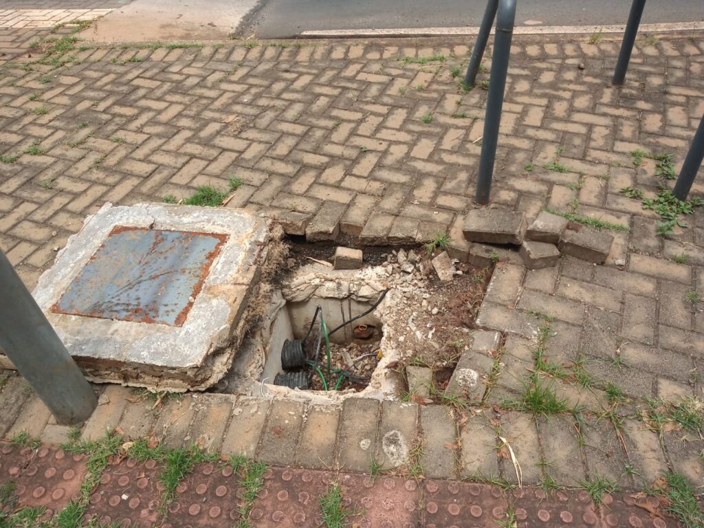 Cerca de 750 metros de fiação elétrica é furtada de avenida em Piracicaba (SP)