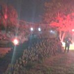 Incêndio causado por raio mobiliza bombeiros em Piracicaba
