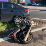 Acidente entre moto e carro deixa motociclista ferido em Piracicaba (SP)