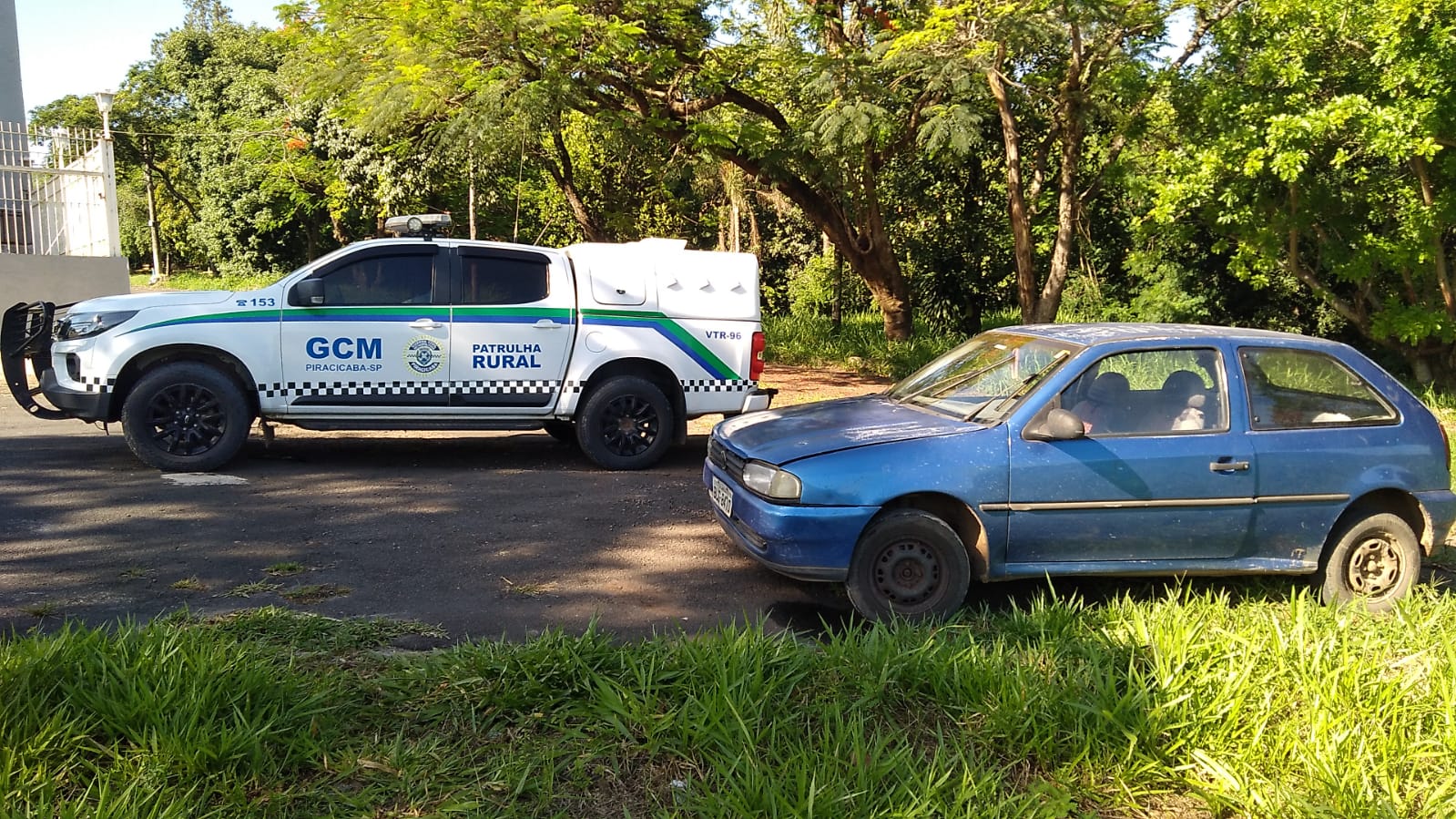 Guarda Civil Metropolitana de Piracicaba recupera três carros furtados em operação rural