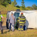 Motorista perde controle e tomba caminhão na manhã de hoje (22) em Piracicaba (SP)