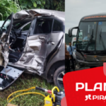 Casal morre em rodovia de Piracicaba após colisão com ônibus na entrada de Águas de São Pedro