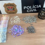 Traficante é preso em flagrante pela Polícia Civil vendendo mais de 300 porções de drogas em Piracicaba