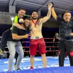 Em sua estreia no boxe profissional, piracicabano vence luta por nocaute técnico
