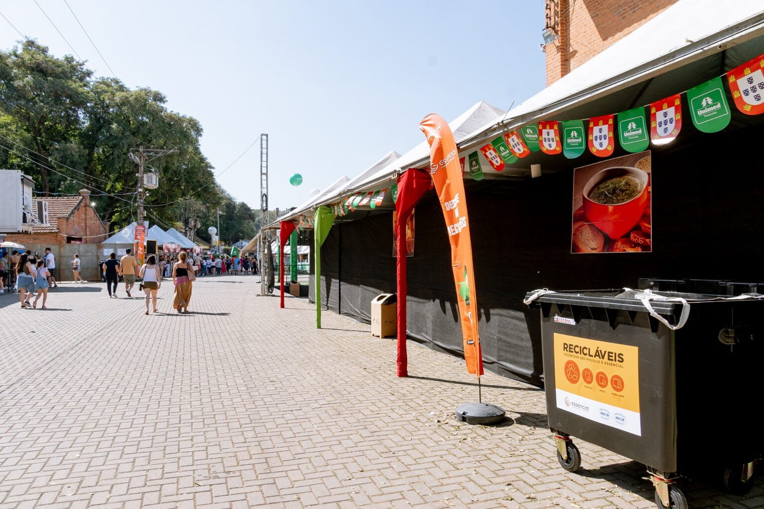 39ª Festa das Nações de Piracicaba Recicla 5,8 toneladas de resíduos