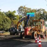 Semuttran libera parcialmente Avenida Limeira; obras de pavimentação em concreto continuam