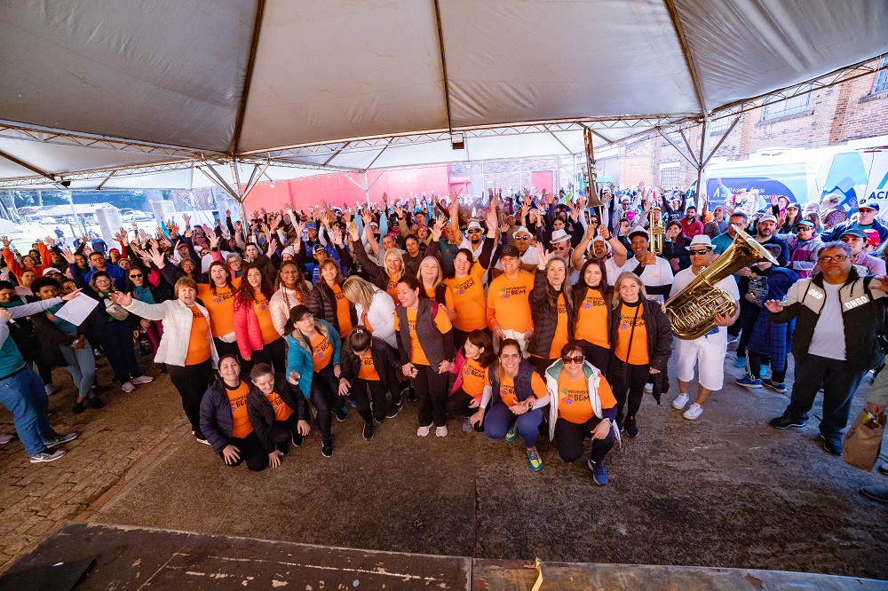 A 2ª Caminhada Movimento do Bem reuniu mais de mil participantes na manhã do último domingo (11), no Engenho Central