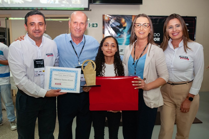 Mulher vence torneio ‘Mestre da Soldagem’ promovido pelo Senai Vila na ‘Semana do Soldador’ em Piracicaba