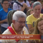 “Voltei a andar”: morador de Piracicaba chora ao dar testemunho na TV durante a “Festa de Jesus das Santas Chagas”