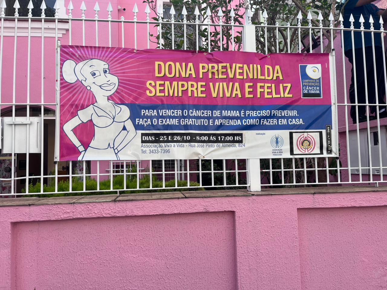 Piracicaba recebe campanha de prevenção ao câncer de mama nos dias 25 e 26 de outubro