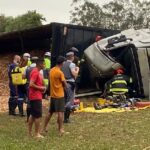 Caminhão tomba e mata motorista em rodovia próxima de Piracicaba