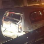 Caminhão de pequeno porte colide com dois veículos na Rodovia do Açúcar, em Piracicaba