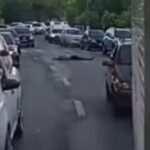 Mulher é flagrada deitada no meio Avenida 31 de Março em Piracicaba