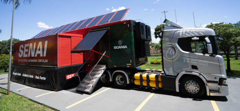 Escola Móvel do SENAI-SP leva conscientização sobre Economia Circular a Piracicaba e todo Estado