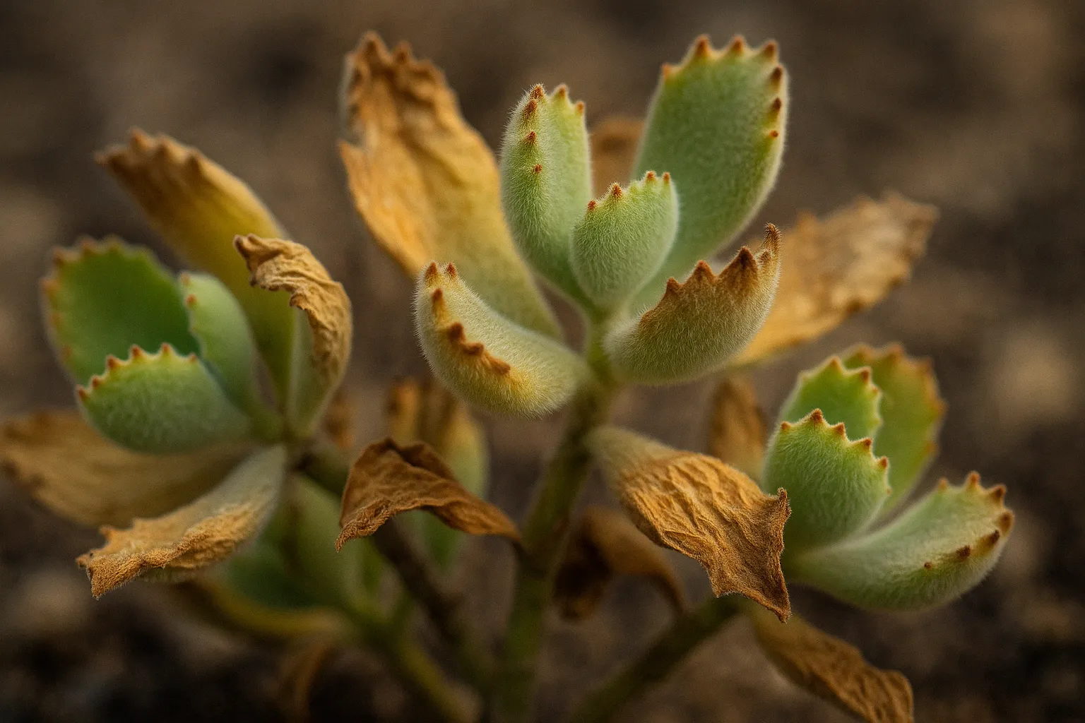 3 erros que fazem a suculenta pata-de-urso perder o charme e secar