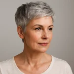 6 inspirações de corte moderno para cabelo grisalho curto que valorizam seu estilo