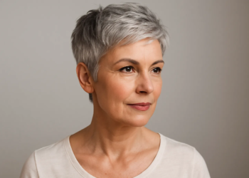 6 inspirações de corte moderno para cabelo grisalho curto que valorizam seu estilo