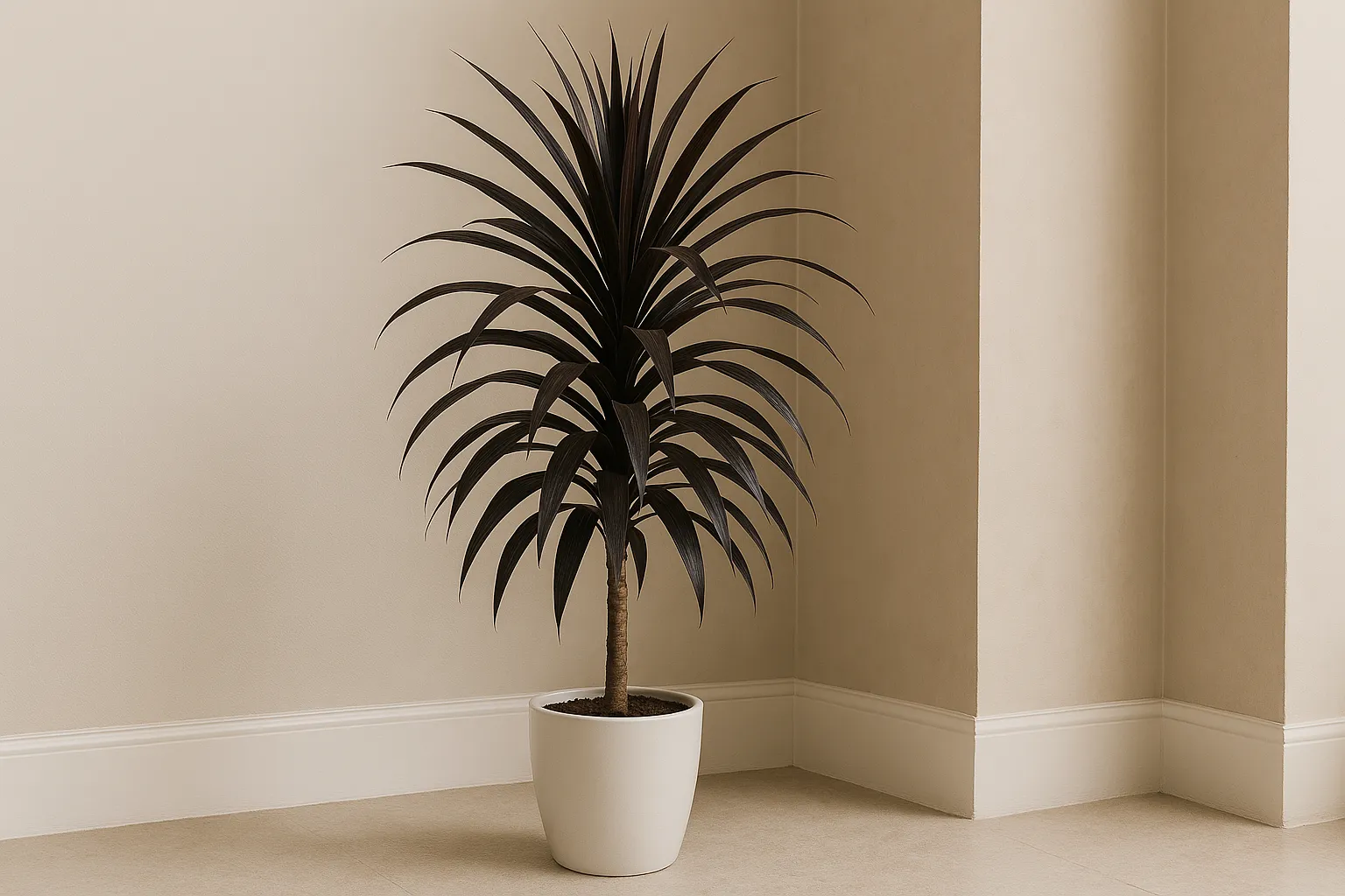 7 vantagens de ter dracena chocolate para purificação de ar em ambientes internos