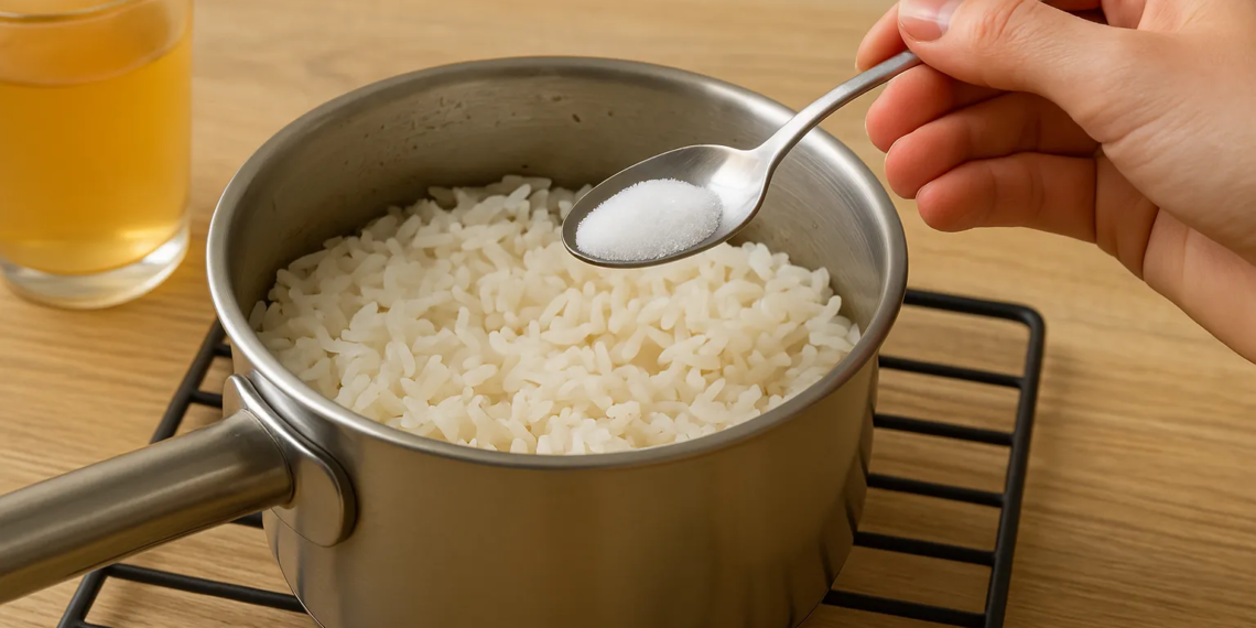 Cozinhou o arroz sem sal Veja como resolver em 1 minutinho