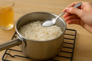 Cozinhou o arroz sem sal Veja como resolver em 1 minutinho