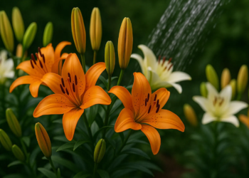 Lírios quantas vezes por semana você deve regar