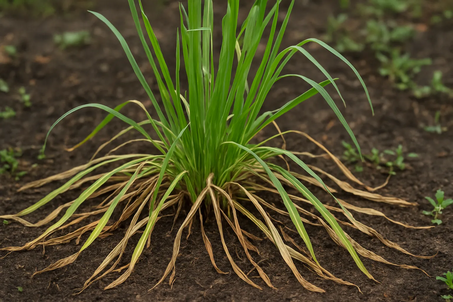 O que fazer se o capim-santo murchar logo depois de regado