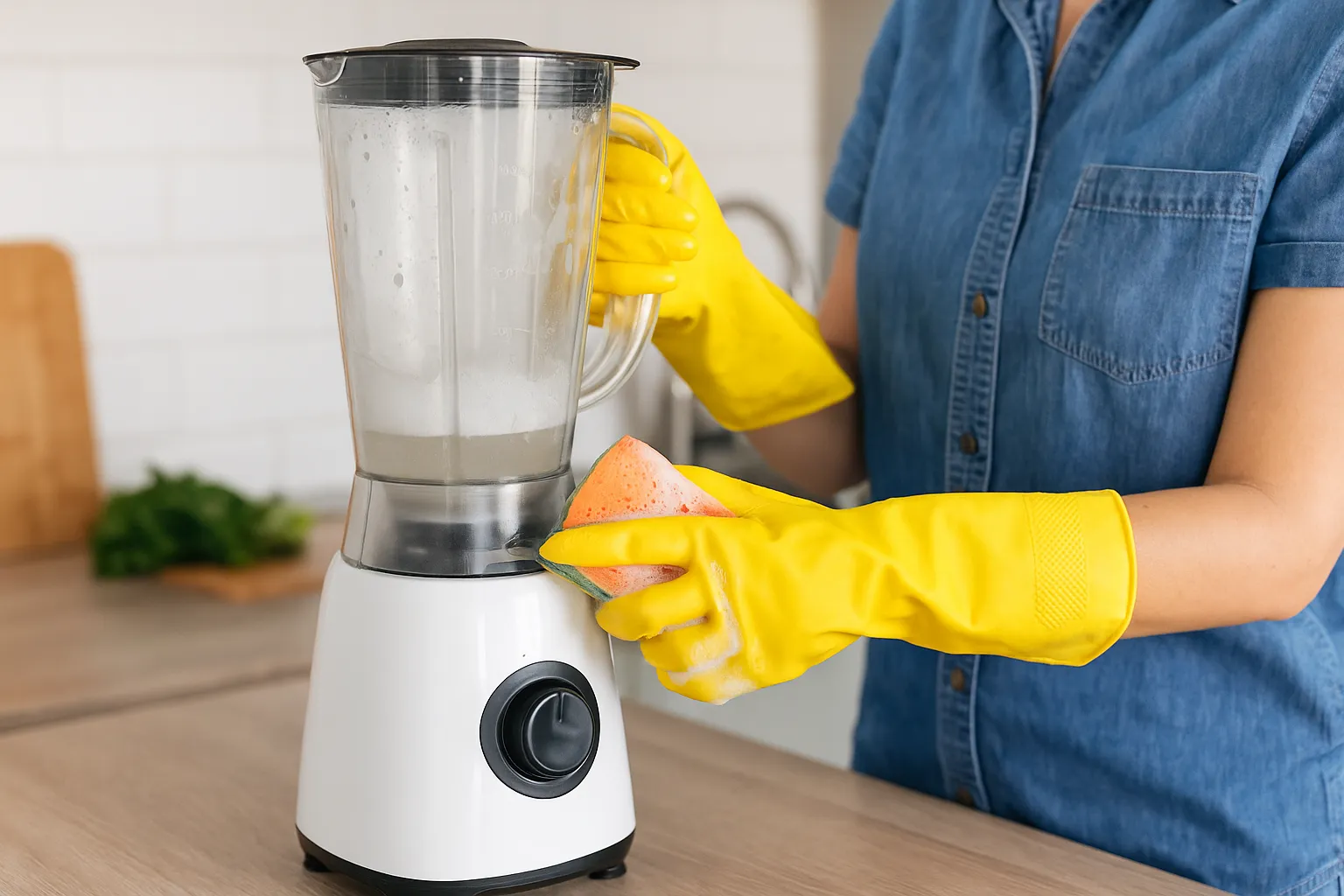 O que nunca usar para limpar liquidificador se quiser evitar o cheiro ruim