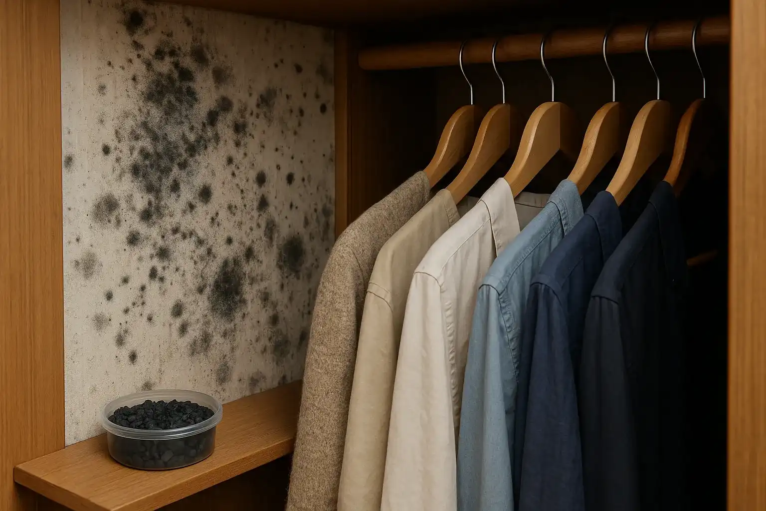 Como acabar com o mofo dos armários com truques simples e baratos