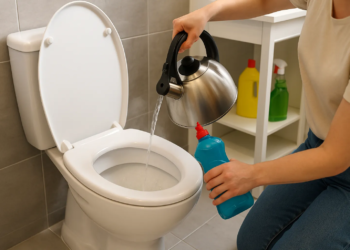 Como desentupir o vaso sanitário com 4 truques simples e ingredientes que você tem em casa
