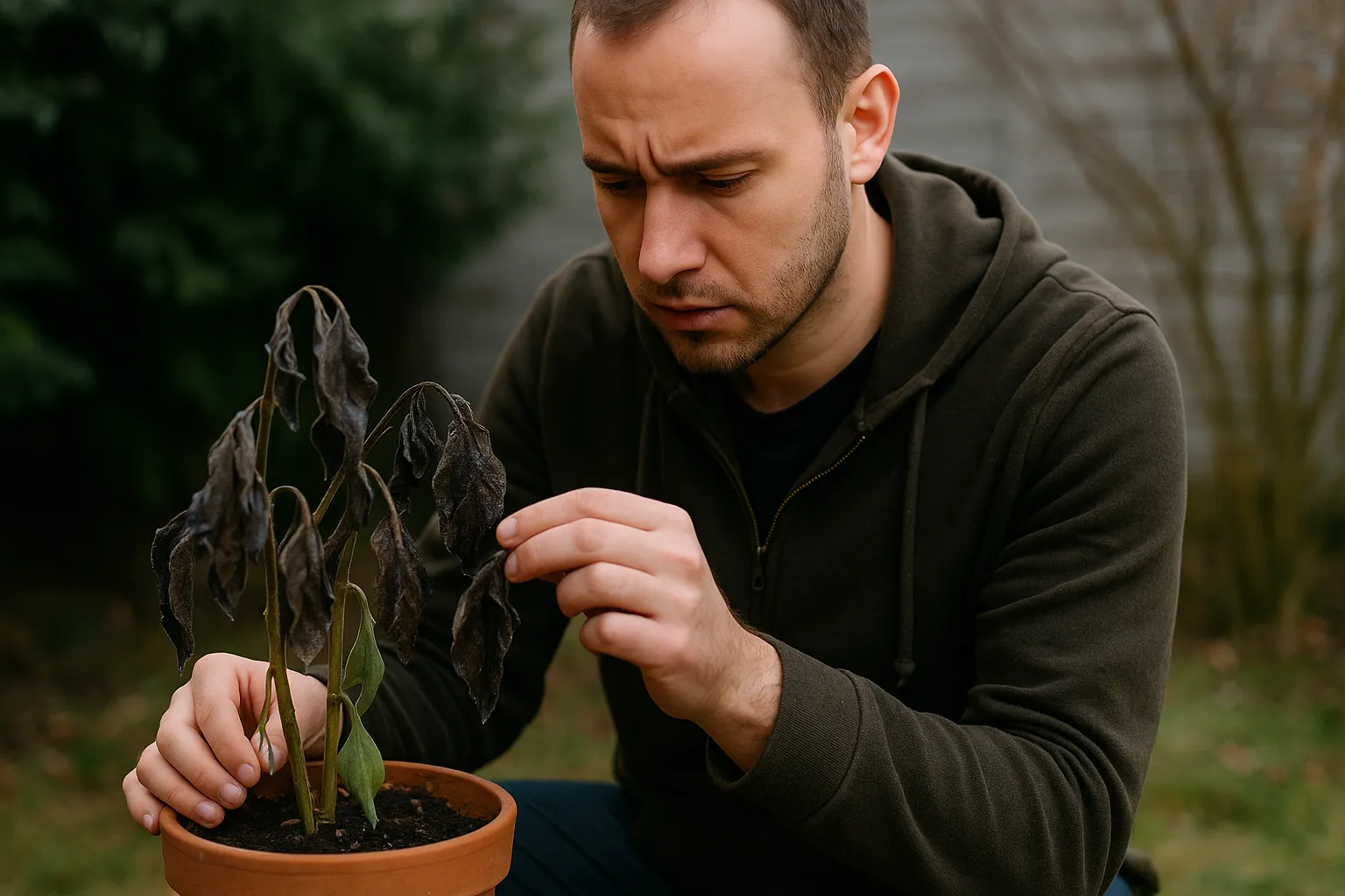 Como salvar a planta que sofreu com geada sem cortar tudo