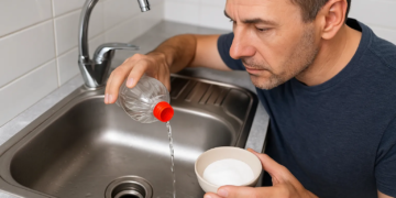 Mistura caseira para desentupir ralo de pia rapidinho