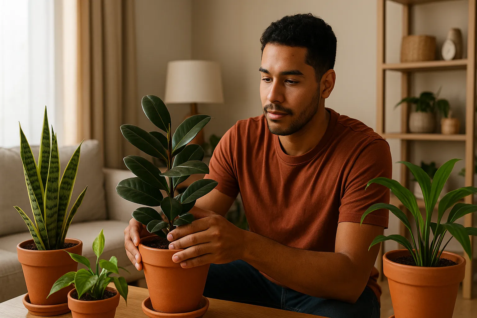 Por que você deve girar os seus vasos de plantas a cada semana
