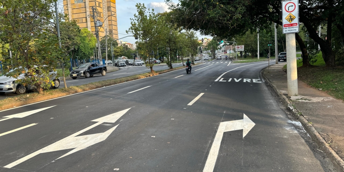 Governo Zanatta implanta faixa de direita livre para melhorar mobilidade urbana