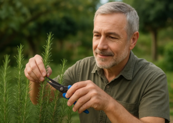 Saiba como deixar o alecrim mais aromático com podas quinzenais