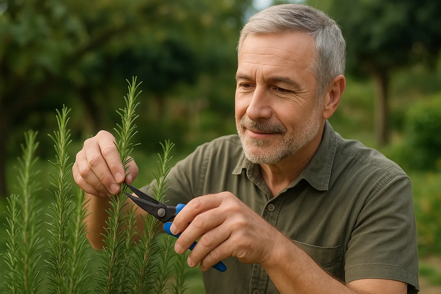 Saiba como deixar o alecrim mais aromático com podas quinzenais