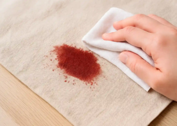 Tecido manchado de sangue Veja o truque que remove sem dificuldade