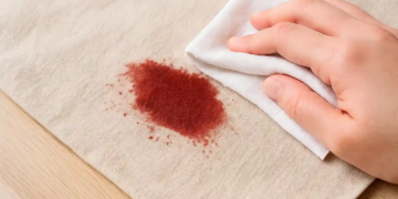 Tecido manchado de sangue Veja o truque que remove sem dificuldade