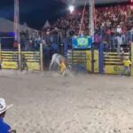 Peão é socorrido em estado grave após cair de touro em Festa de Peão de Saltinho, região de Piracicaba