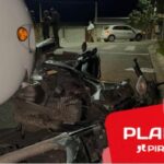 Após acidente com trabalhadores da Hyundai, outro ônibus da Monte Alegre atropela Uber Moto; passageiro é socorrido em estado grave