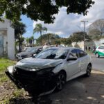 Motorista cochila ao volante e colide com quatro veículos em Piracicaba