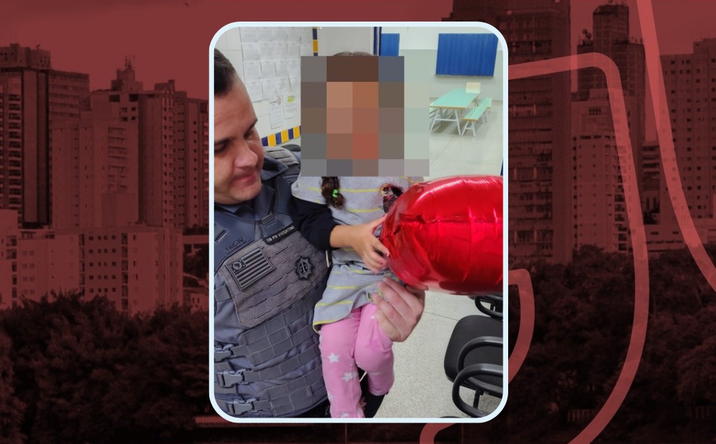 Mulher encontra criança de quatro anos sozinha em canteiro e aciona PM em Piracicaba