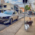 Colisão entre dois carros deixa duas crianças feridas no Centro de Piracicaba