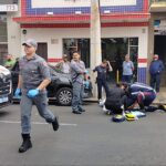 Mulher cai de moto após sofrer mal súbito no Centro de Piracicaba