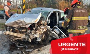 Grave acidente entre dois veículos deixa um morto na manhã de hoje (07), em Piracicaba