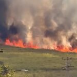 Incêndio de grandes proporções atinge região do Uninorte em Piracicaba