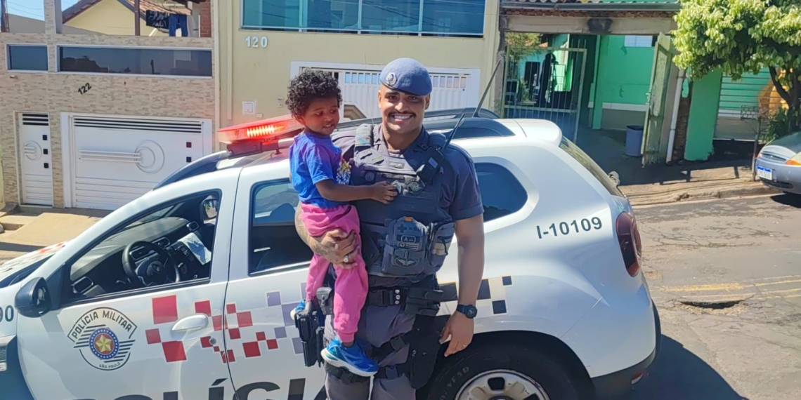 Criança de quatro anos desaparecida durante a madrugada é localizada pela PM em Piracicaba